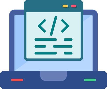 icono de vector de programación