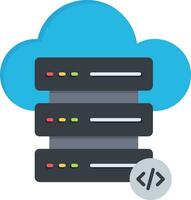 Cloud Server Vector Icon