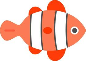 Clown Fish Vector Icon