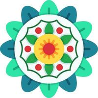 icono de vector de mandala