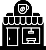 icono de vector de cafetería