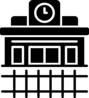 Train Station Vector Icon