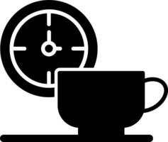 icono de vector de descanso para tomar café