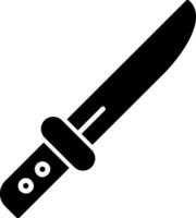 icono de vector de cuchillo