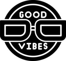 Good Vibes Vector Icon