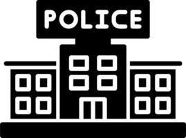 Police Station Vector Icon