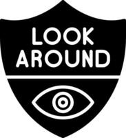 Look Around Vector Icon