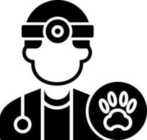 veterinario vector icono