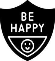 Be Happy Vector Icon