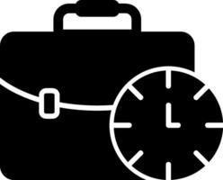 Working Time Vector Icon