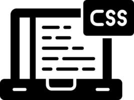 icono de vector de css