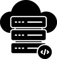 Cloud Server Vector Icon