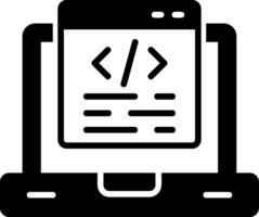 icono de vector de programación