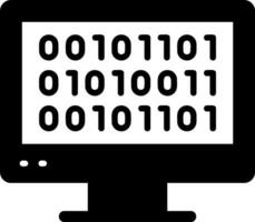 Binary Code Vector Icon