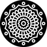 icono de vector de mandala