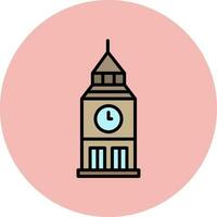 Clock Tower Vector Icon