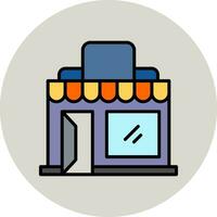 icono de vector de tienda