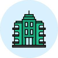 icono de vector de edificio