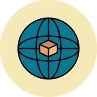 Global Network Vector Icon