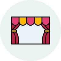 Stage Vector Icon