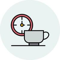 icono de vector de descanso para tomar café