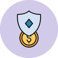 icono de vector de escudo