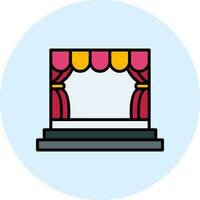 Stage Vector Icon
