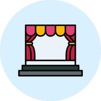 Stage Vector Icon