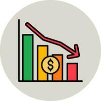 Economic Crisis Vector Icon