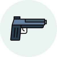 icono de vector de pistola