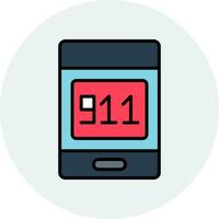 911 Call Vector Icon