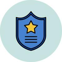 Police Badge Vector Icon