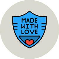Made With Love Vector Icon