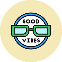 Good Vibes Vector Icon