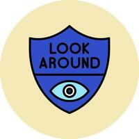 Look Around Vector Icon