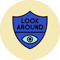 Look Around Vector Icon