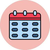 icono de vector de calendario