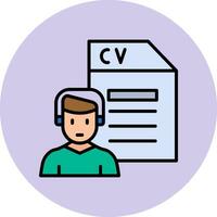 Resume Vector Icon