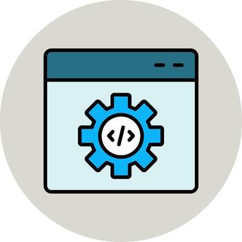 código mejoramiento vector icono