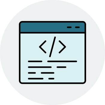 Web Programming Vector Icon
