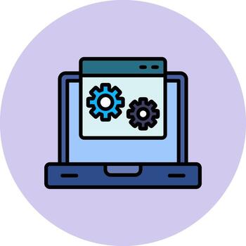 icono de vector de desarrollo