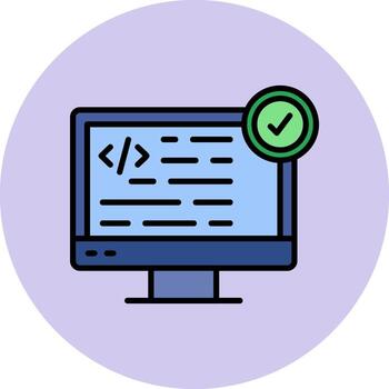 icono de vector de programación
