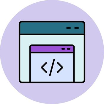 icono de vector de desarrollo