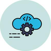 Cloud Computing Vector Icon