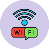 icono de wifi vector