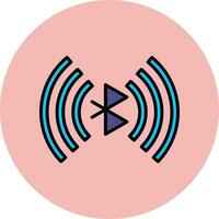 icono de vector de bluetooth