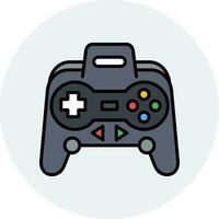 icono de vector de controlador de juego