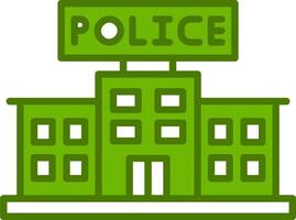 Police Station Vector Icon