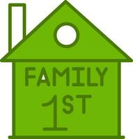 Family First Vector Icon