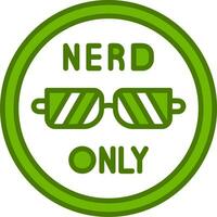 Nerd Only Vector Icon